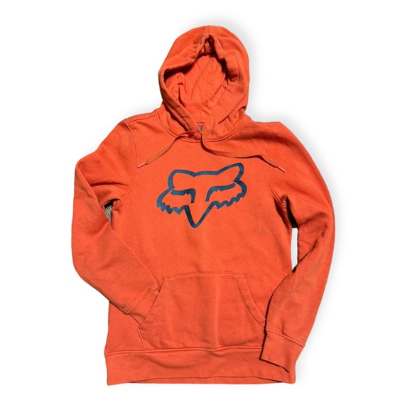 Fox Sweaters - Fox Racing Female Hoodie Size Small - Orange